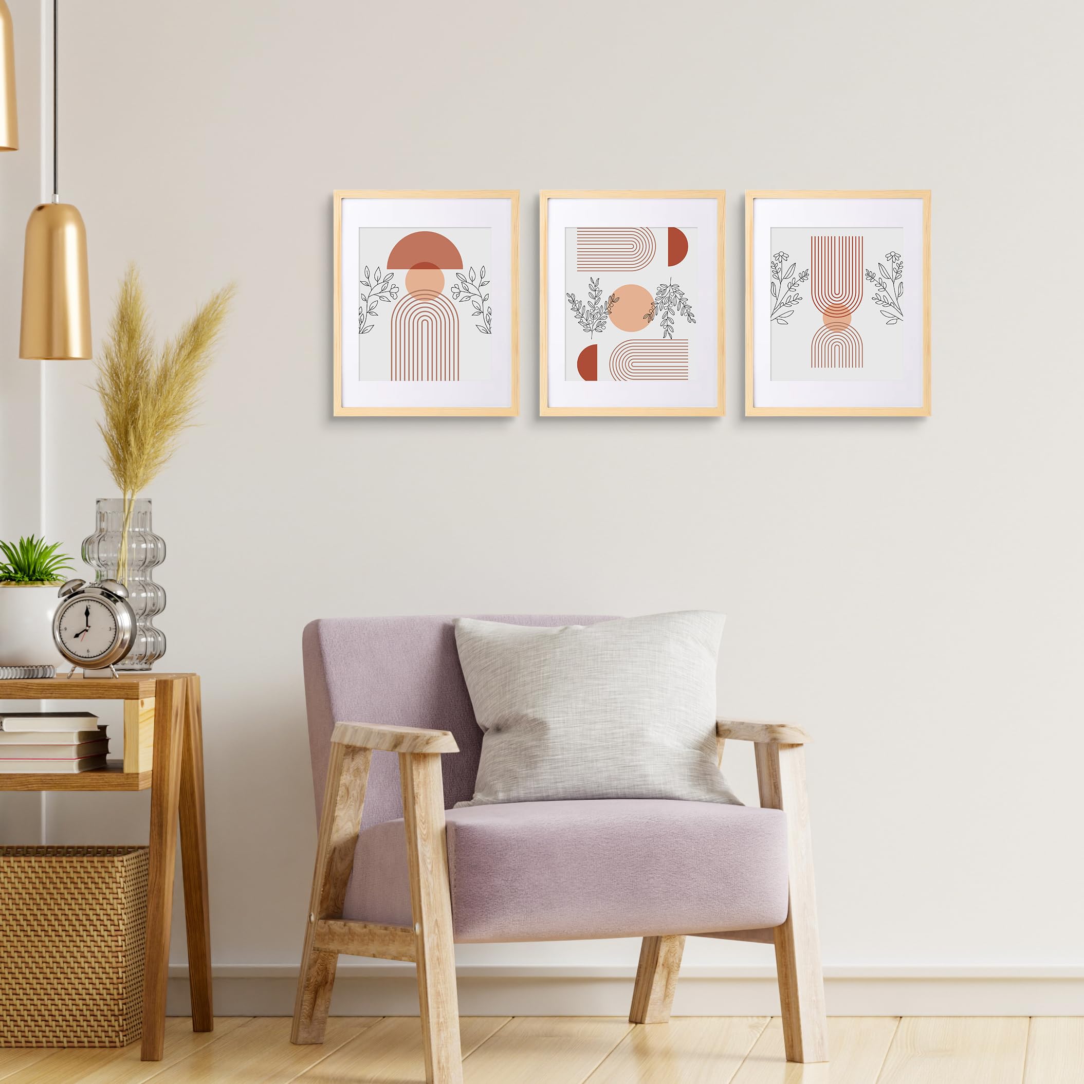 wyooxoo 11x14 Picture Frame Made of Natural Solid Wood Photo Frames Display Pictures 8x10 with Mat or 11x14 Without Mat Colorful